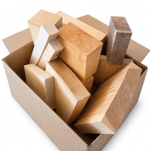 Drechselholz mixpaket kg - drechselholz,